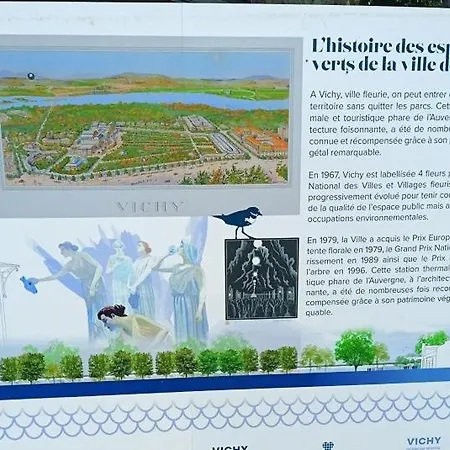 Le Ptit Vincennes à Vichy, 3étoiles, Climatisé Appartement Vichy