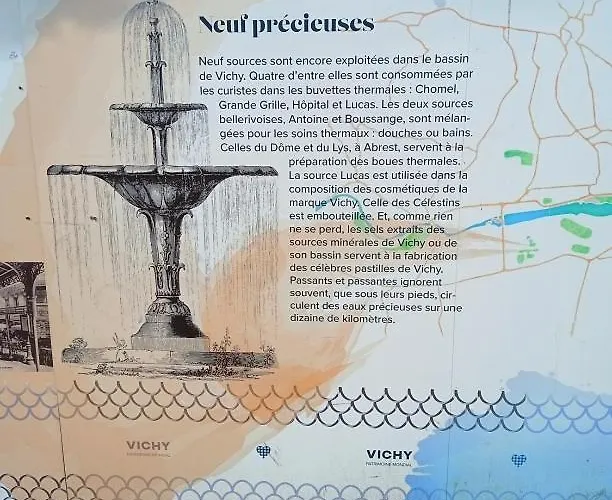 Le Ptit Vincennes A Vichy, 3etoiles, Climatise 公寓